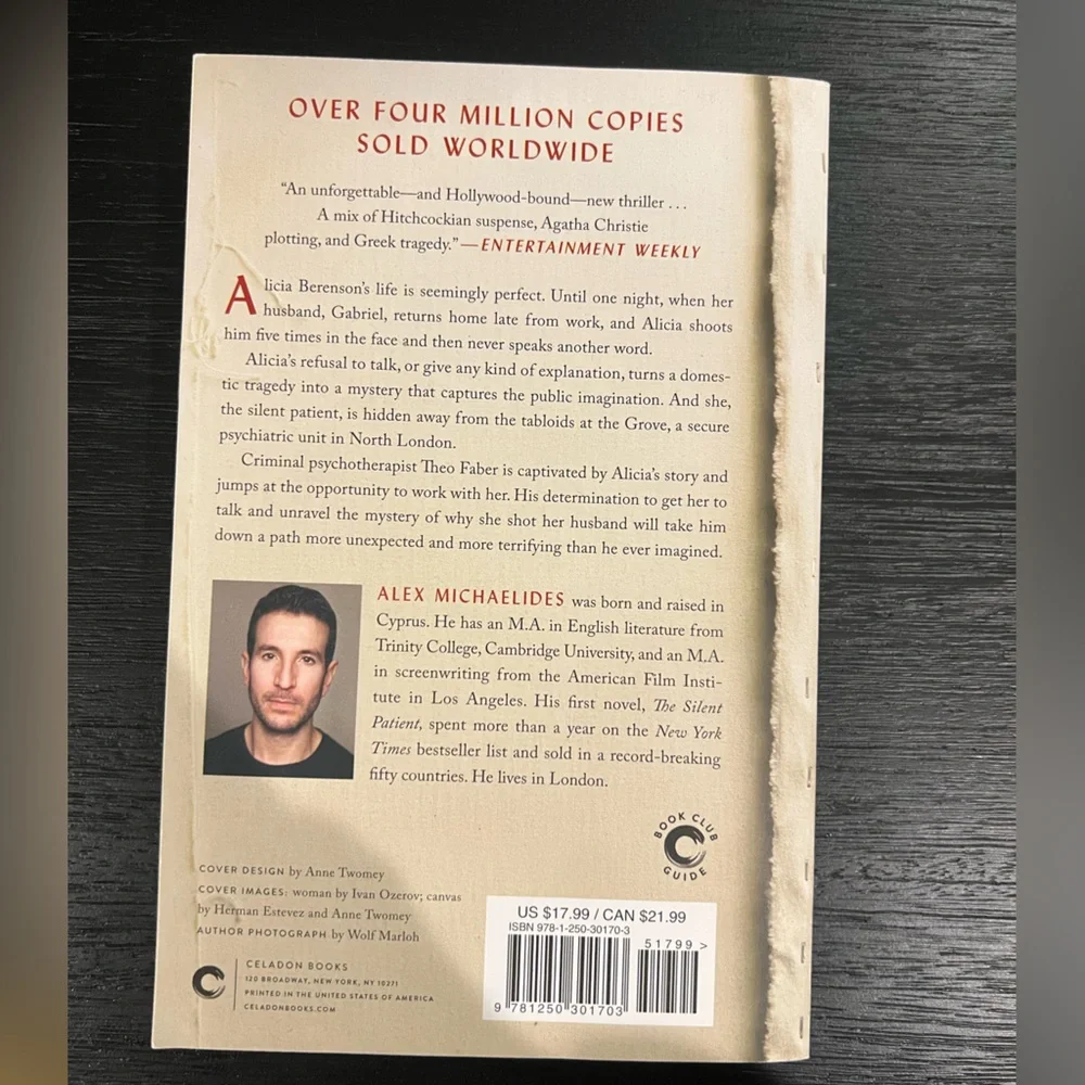 The Silent Patient by Alex Michaelides - Paperback Book